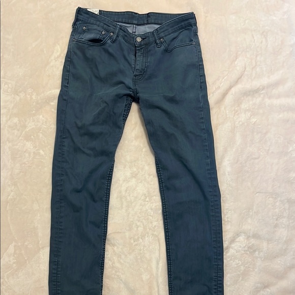 Levi's 511 Blue Skinny fit Jeans Denim Size 33x34 - Picture 2 of 9